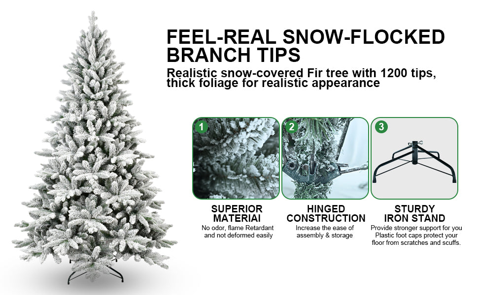 Brighten Your Holidays | Gorgeous Pre-Lit Christmas Tree for a Festive Glow