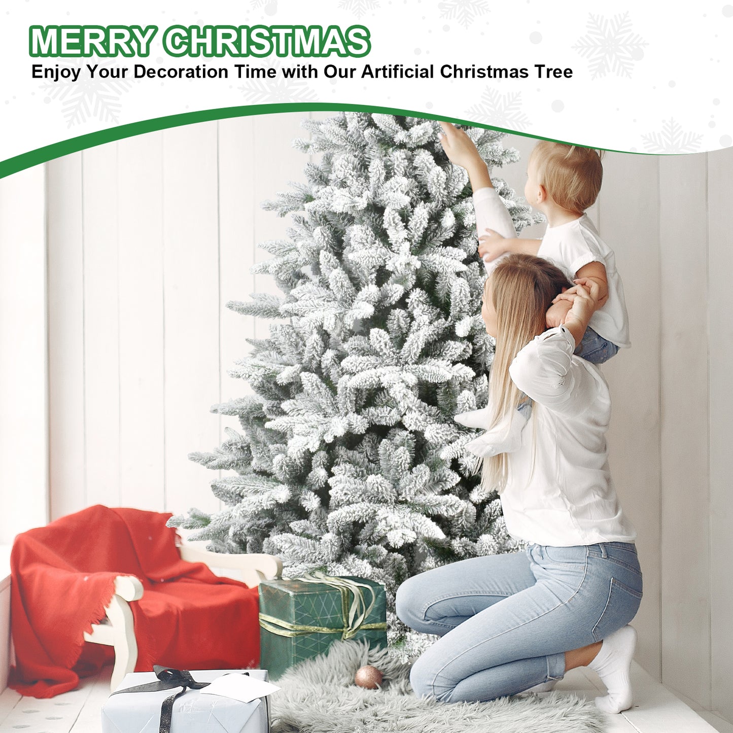 Brighten Your Holidays | Gorgeous Pre-Lit Christmas Tree for a Festive Glow