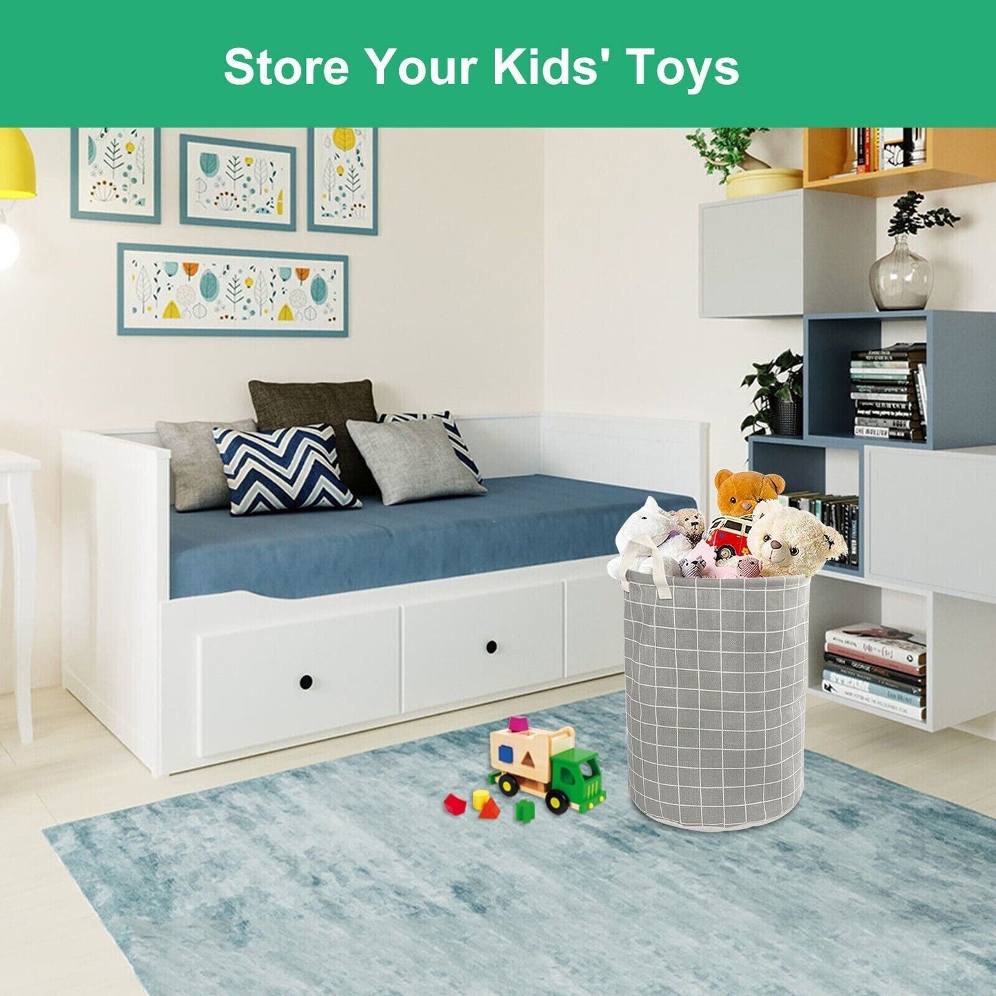 Large Foldable Laundry Basket Laundry Bag