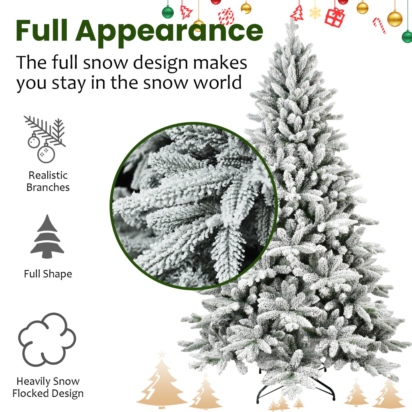 Brighten Your Holidays | Gorgeous Pre-Lit Christmas Tree for a Festive Glow