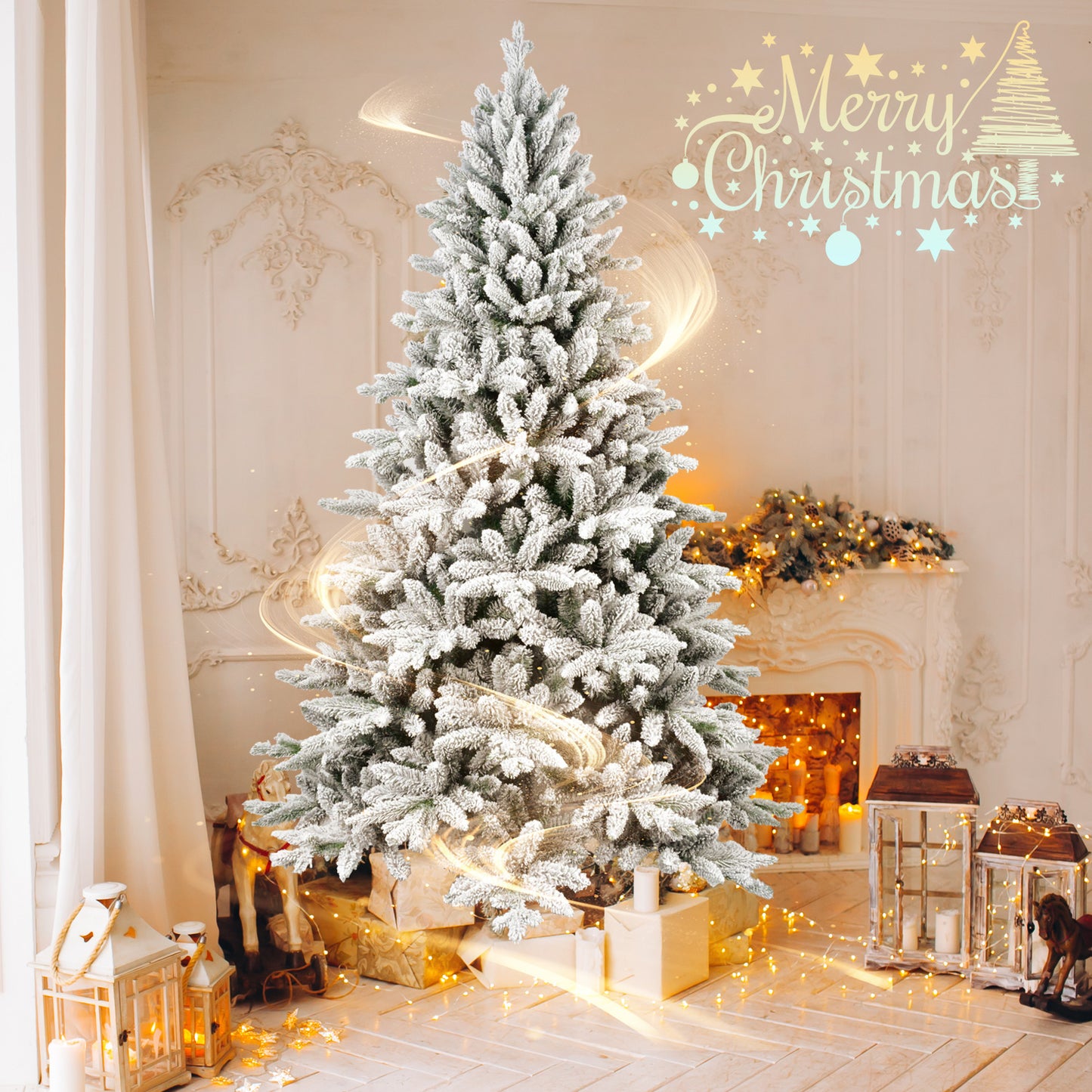 Brighten Your Holidays | Gorgeous Pre-Lit Christmas Tree for a Festive Glow