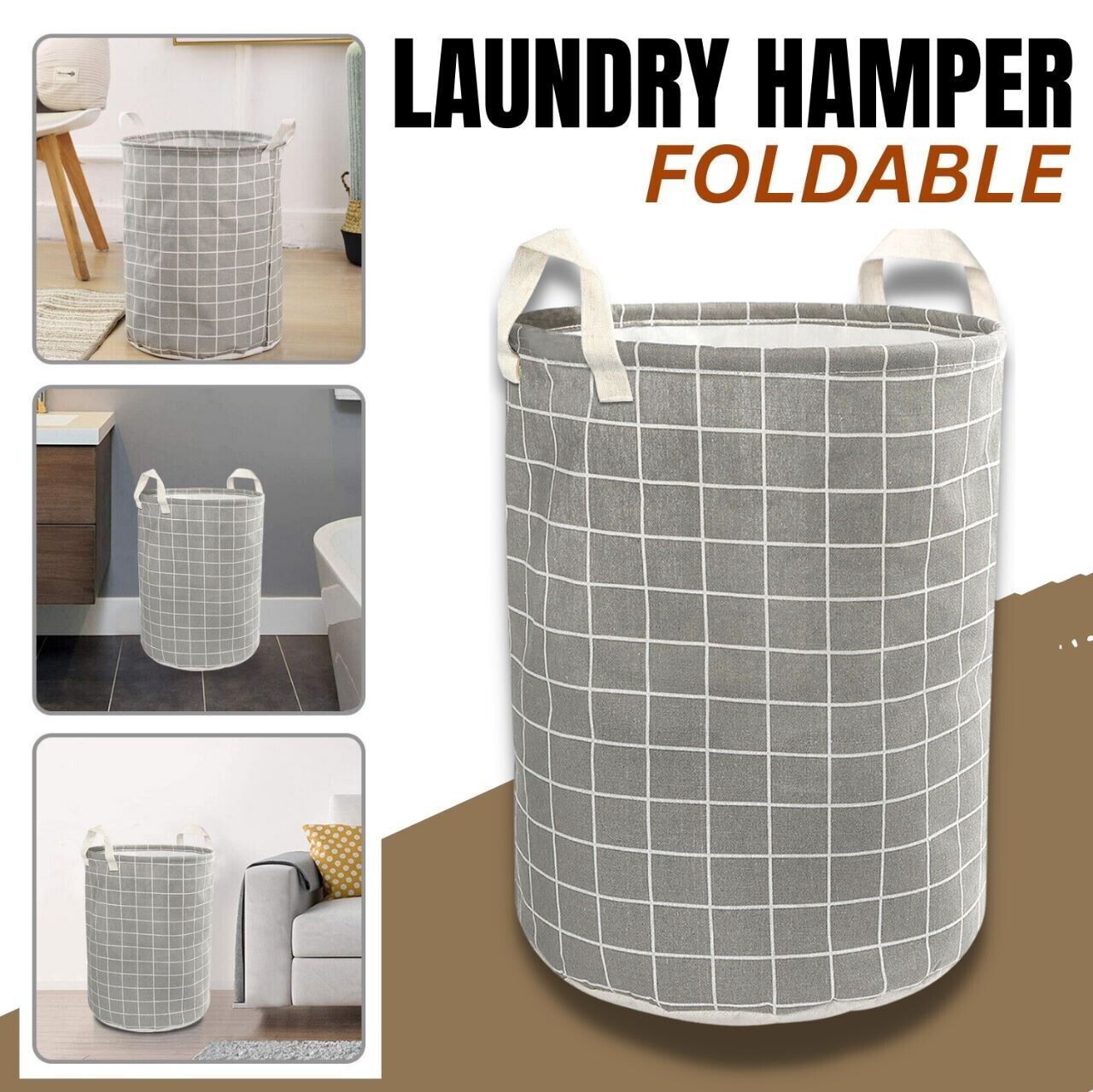 Large Foldable Laundry Basket Laundry Bag