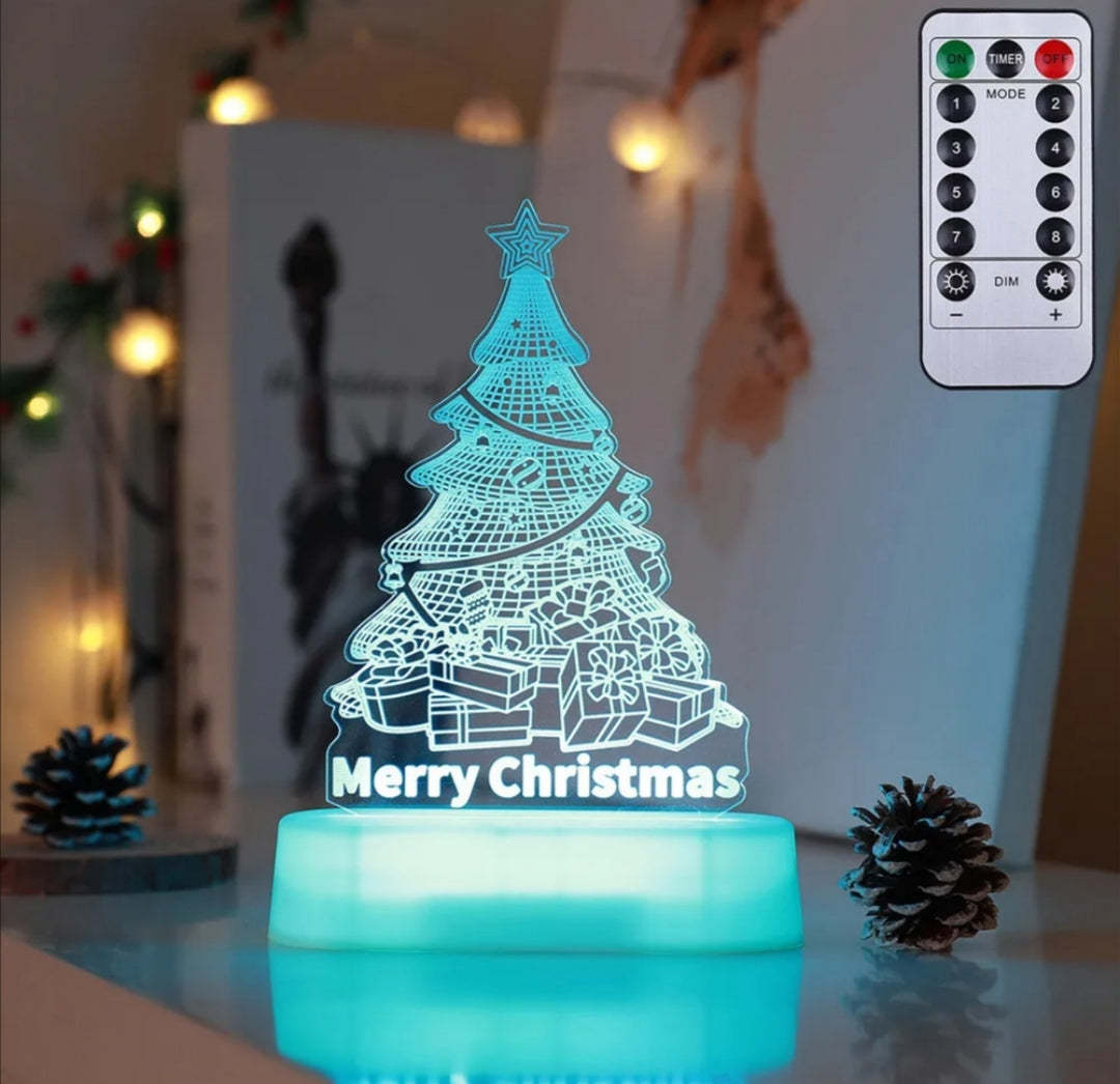 Christmas Decorative Acrylic Chinese-Style Tabletop Light.