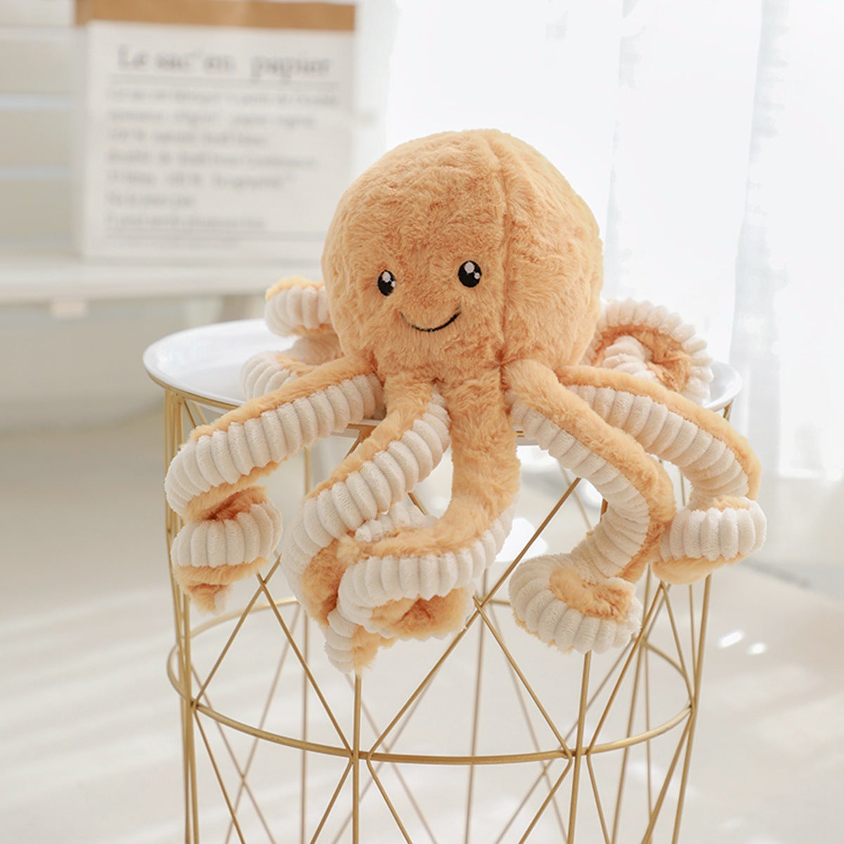 Plush toy octopus doll