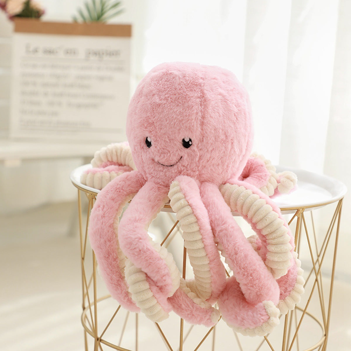 Plush toy octopus doll