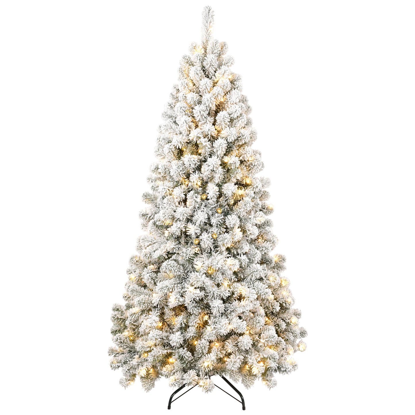 Chic Gray-Yellow Christmas Tree with Twinkling Lights – Modern Elegance for the Holidays