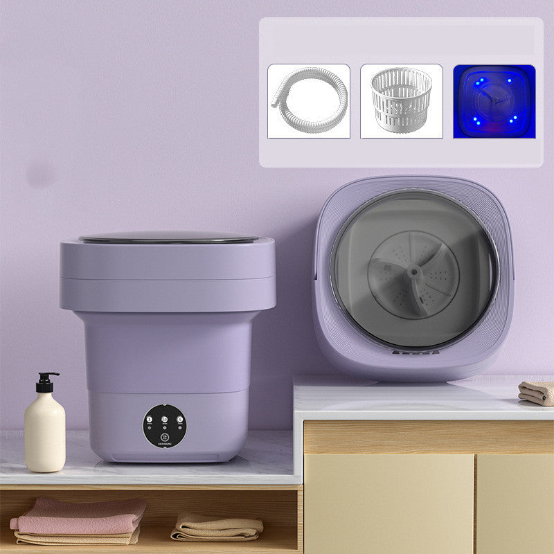 Folding washing machine mini portable drying