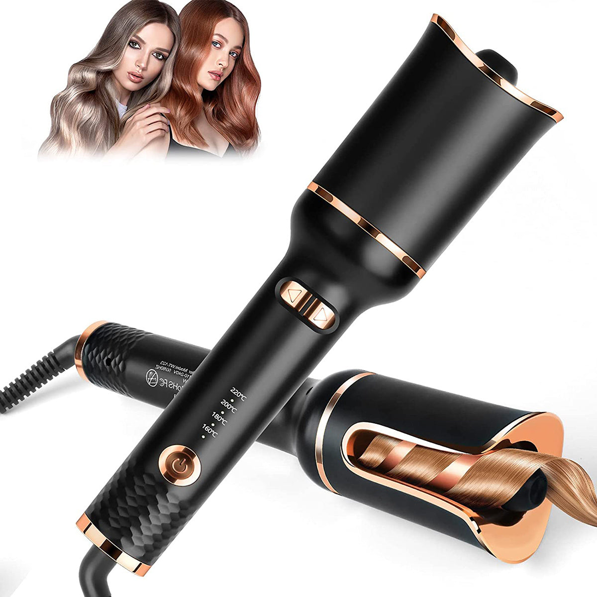 Automatic Hair Curler Flat Iron Wave