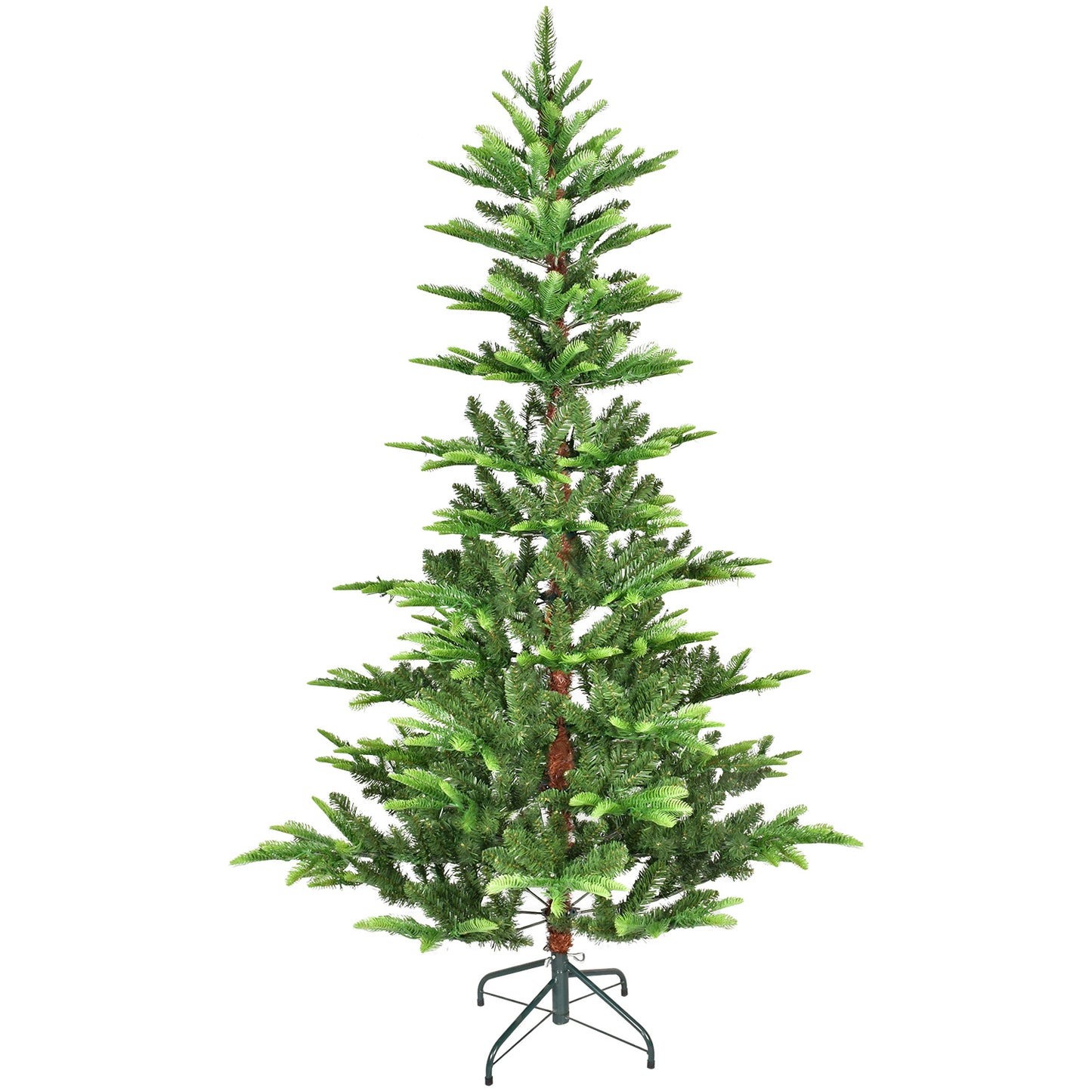 Vibrant Yellow-Green Christmas Tree with Twinkling Lights – Brighten Your Holiday Season!