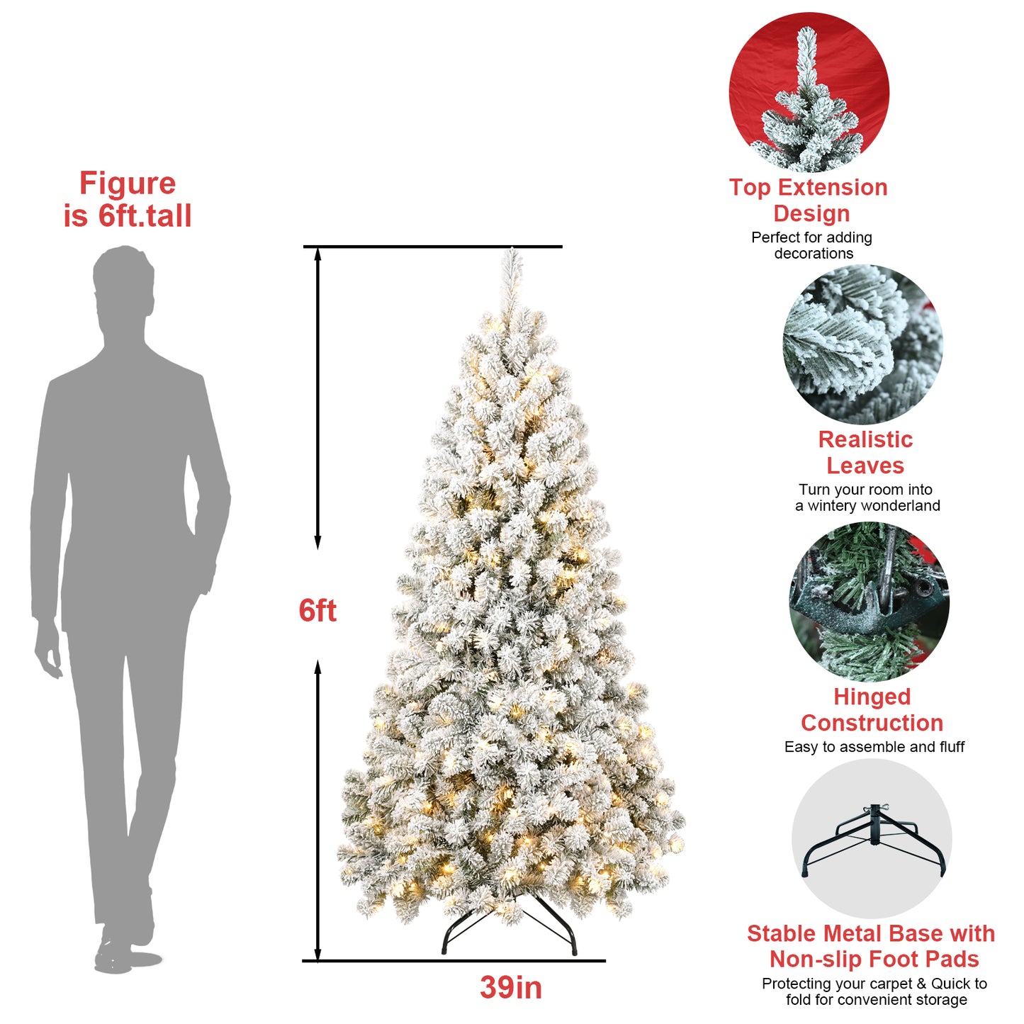 Chic Gray-Yellow Christmas Tree with Twinkling Lights – Modern Elegance for the Holidays