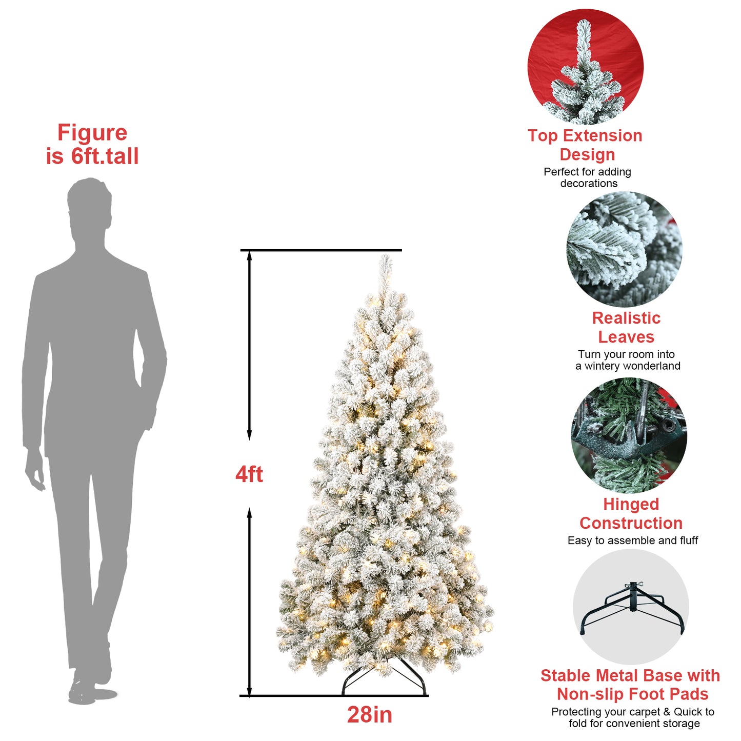 Chic Gray-Yellow Christmas Tree with Twinkling Lights – Modern Elegance for the Holidays