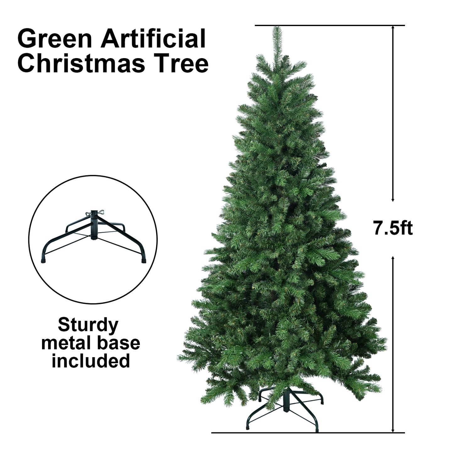 Cheerful Yellow-Green Christmas Tree with Twinkling Lights – A Unique Holiday Glow