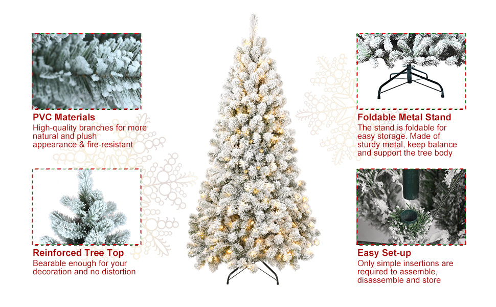 Chic Gray-Yellow Christmas Tree with Twinkling Lights – Modern Elegance for the Holidays