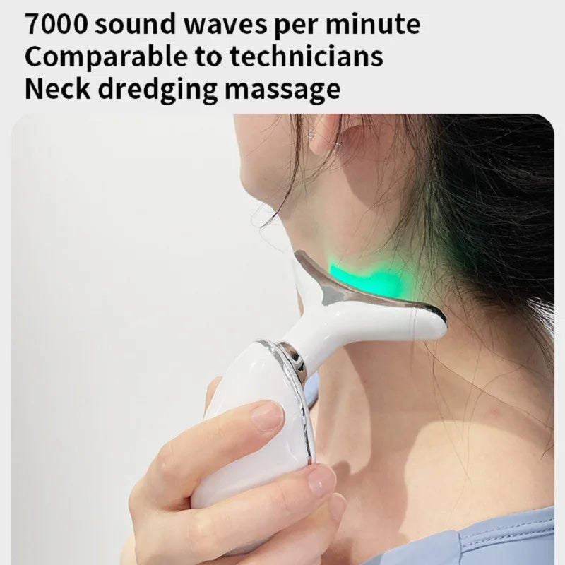 Household beauty instrument neck massager